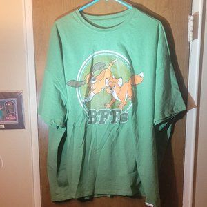 Disney Parks Her Universe Fox & The Hound BFFs Tod & Copper Shirt Adult XXL
